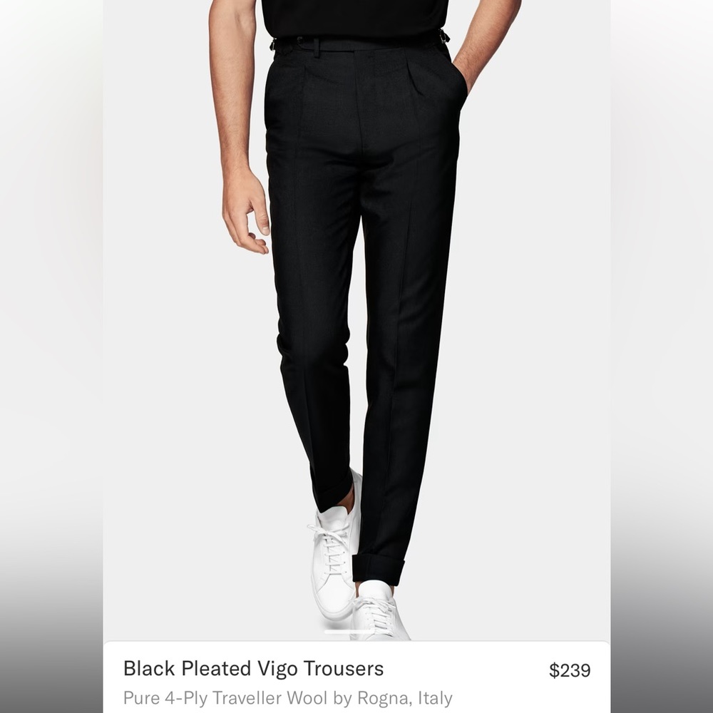SuitSupply Pants - Black Brand New!